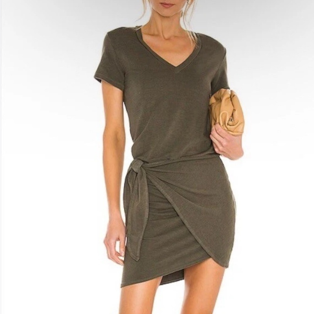MONROW Olive Green Women's Dress Size M